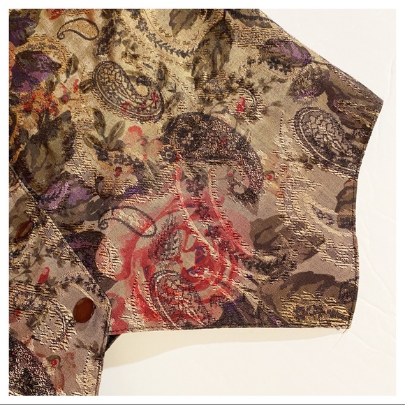 VINTAGE - PAISLEY PARK VEST sz. L - Picture 6 of 7